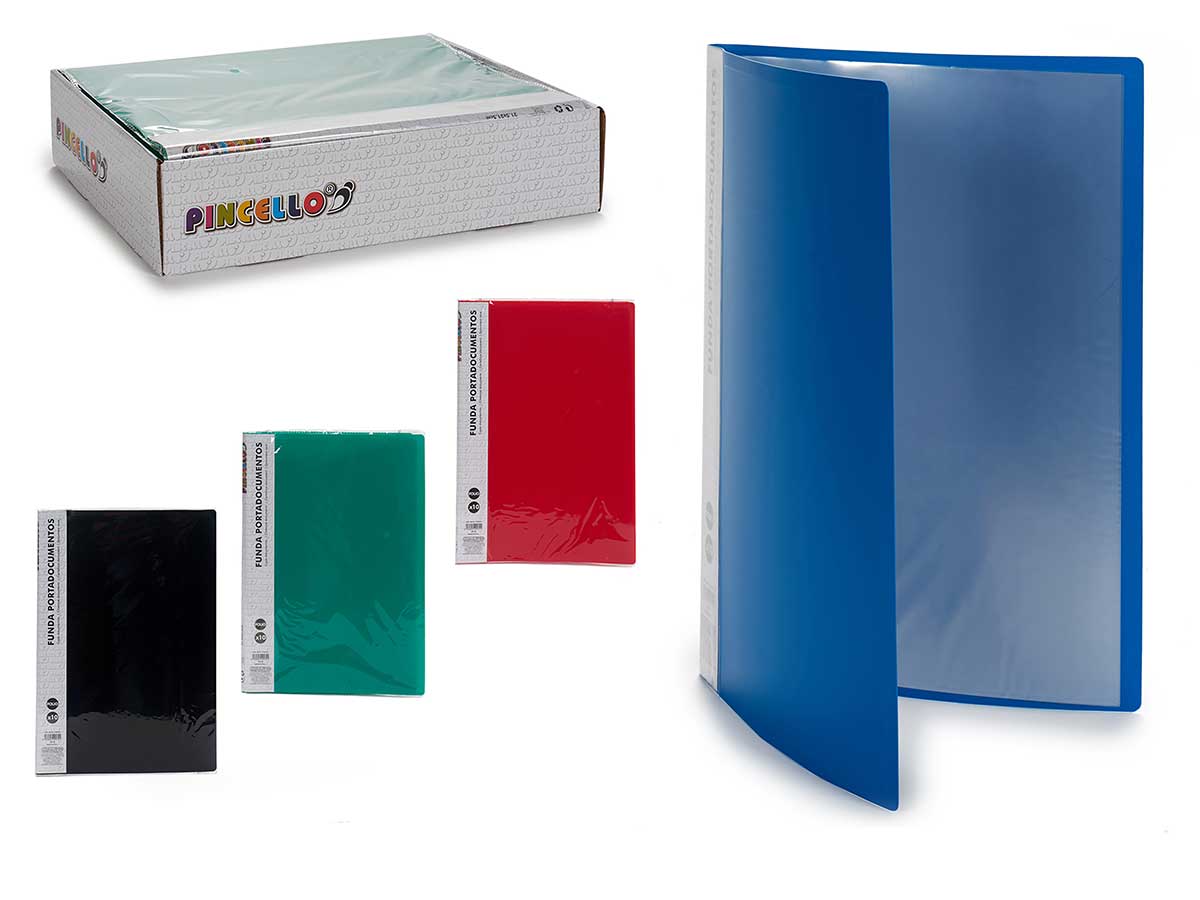portadocumenti 10 fogli folio, colori 4 volte il s