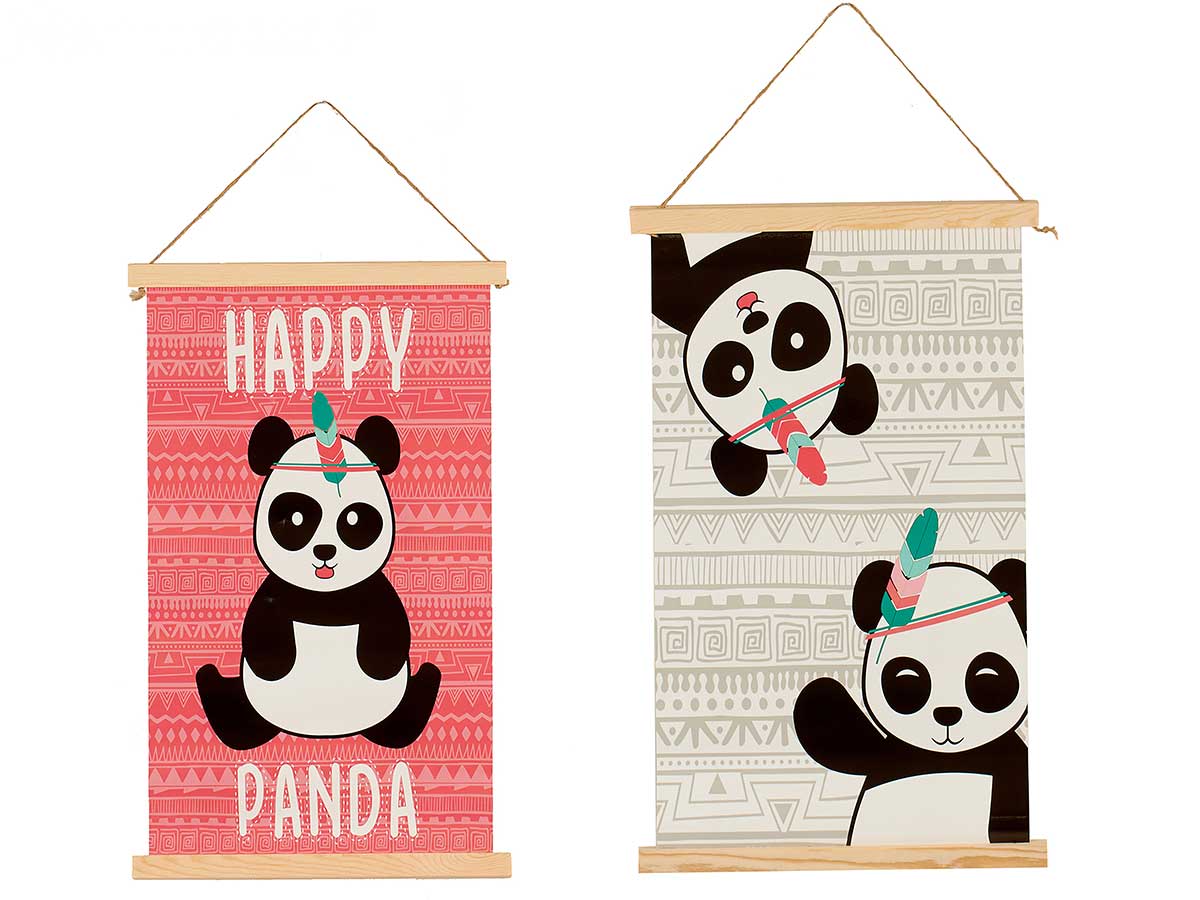 panda tela pergamena sud2 33x54cm