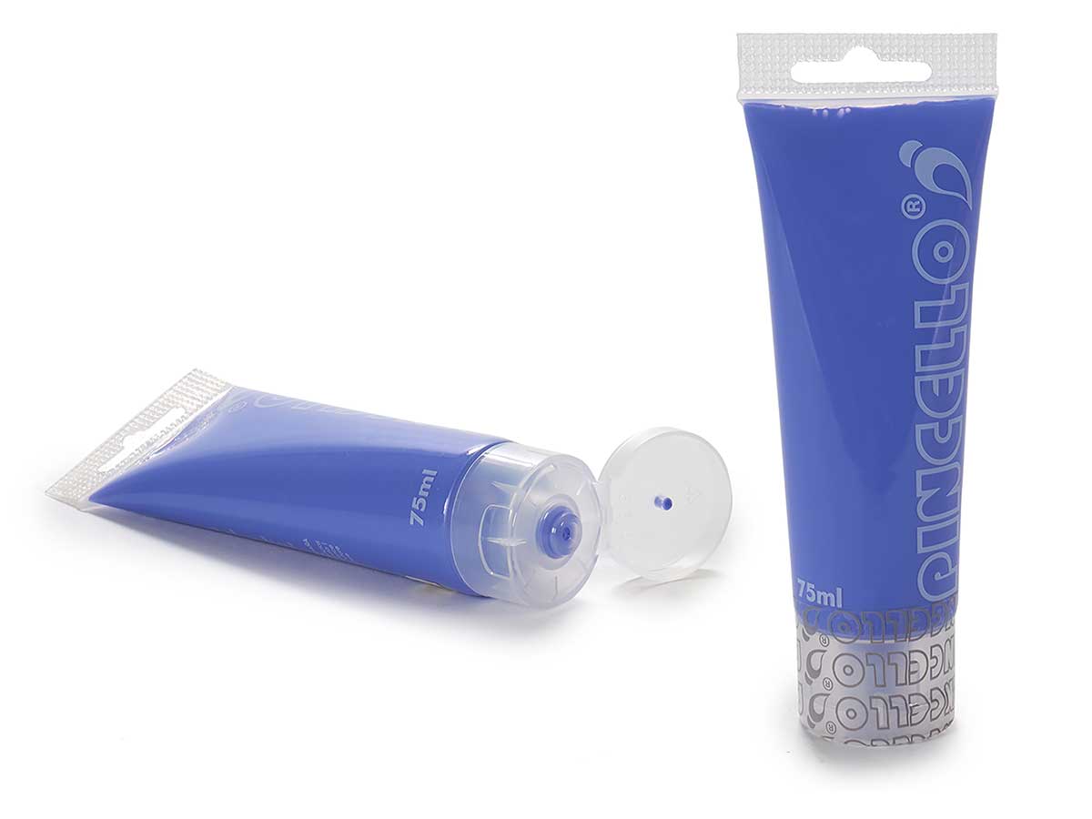 tubo di vernice acrilica neon 75ml viola