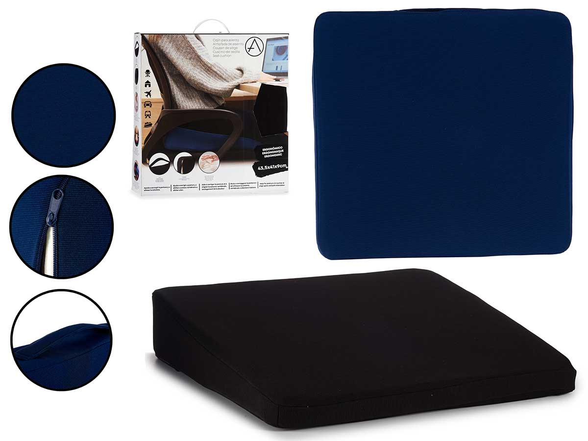 cuscino di seduta ergonomico in memory foam